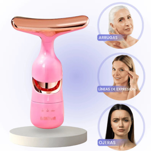 SkinTouch® - Masajeador Facial con Vibración 3 en 1