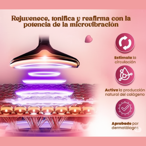 SkinTouch® - Masajeador Facial con Vibración 3 en 1