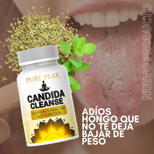 Cándida Cleanse®- Controla Antojos, Desinflama Abdomen y Combate Cansancio