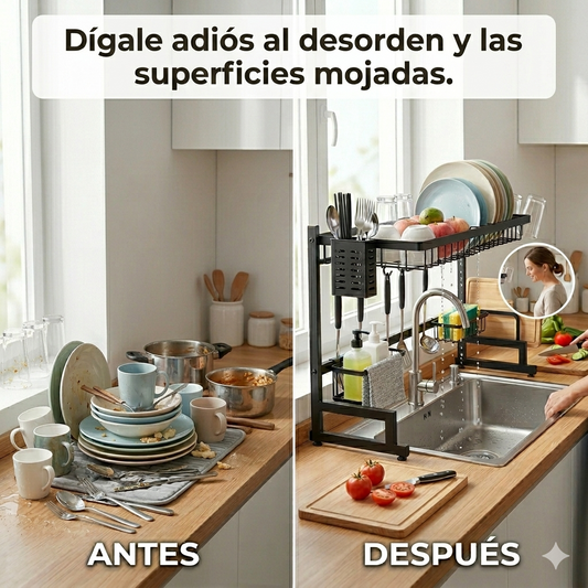 Kitchenrack™ - Libere sus superficies para cocinar cómodamente hoy.