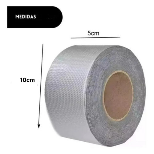 Super Cinta Selladora®  Impermeable de Aluminio Alta Resistencia